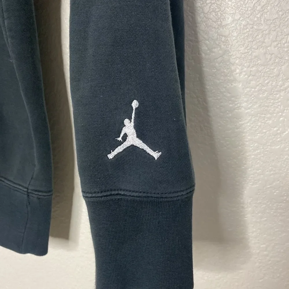JORDAN Men’s Black Thick Pullover Hoodie Size L